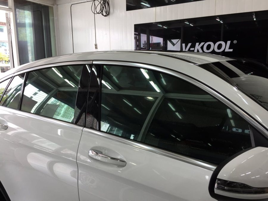 창원 수입차 썬팅 잘하는 곳 벤츠 GLC 220d 열차단 굿 브이쿨K 시공