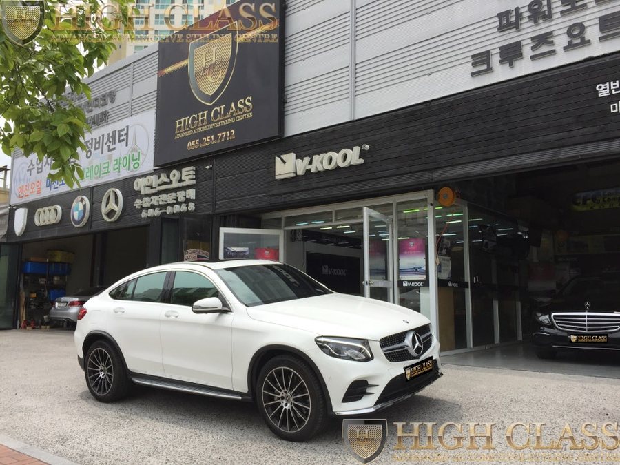 창원 수입차 썬팅 잘하는 곳 벤츠 GLC 220d 열차단 굿 브이쿨K 시공
