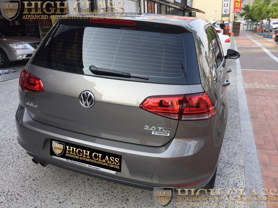 창원 썬팅 전문점에서 폭스바겐 골프 열차단 짱 브이쿨로 전면 재시공