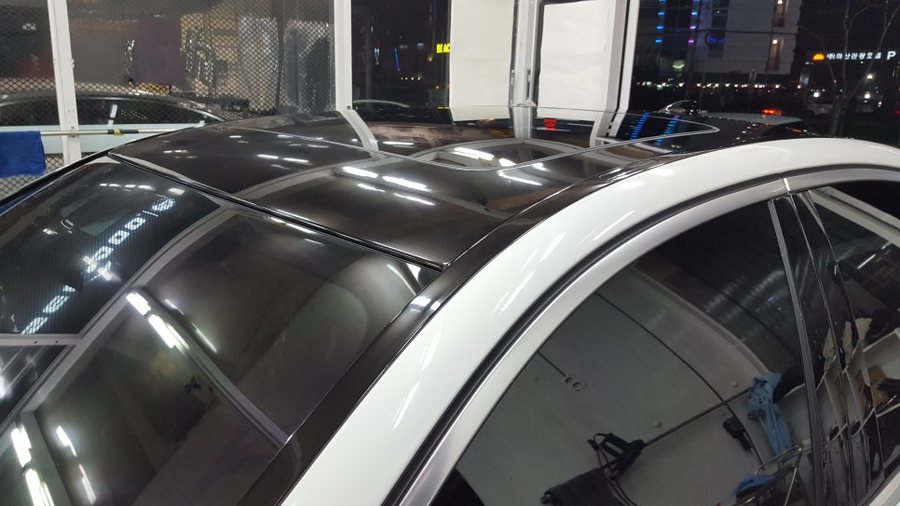 창원 BMW G30 520d 루프스킨은 오라칼 필름