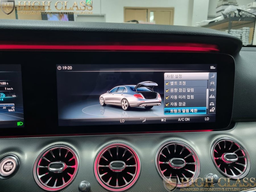 벤츠 E클래스 순정 전동트렁크 360 어라운드뷰 1순위 시공