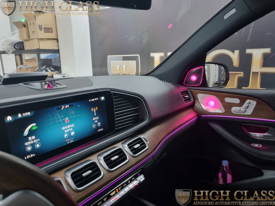 벤츠 GLS 400d 전동센터스피커 / 세로그릴 / 부메스터 트위터 / 미드레인지 엠비언트