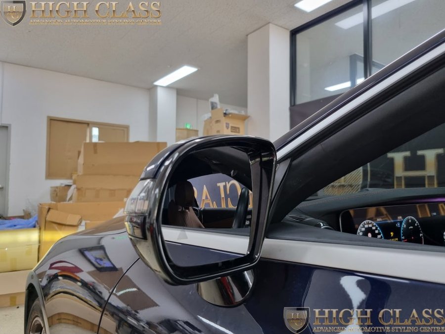 벤츠 E클래스 카브리올레 순정 어라운드뷰와 광각미러 시야확보