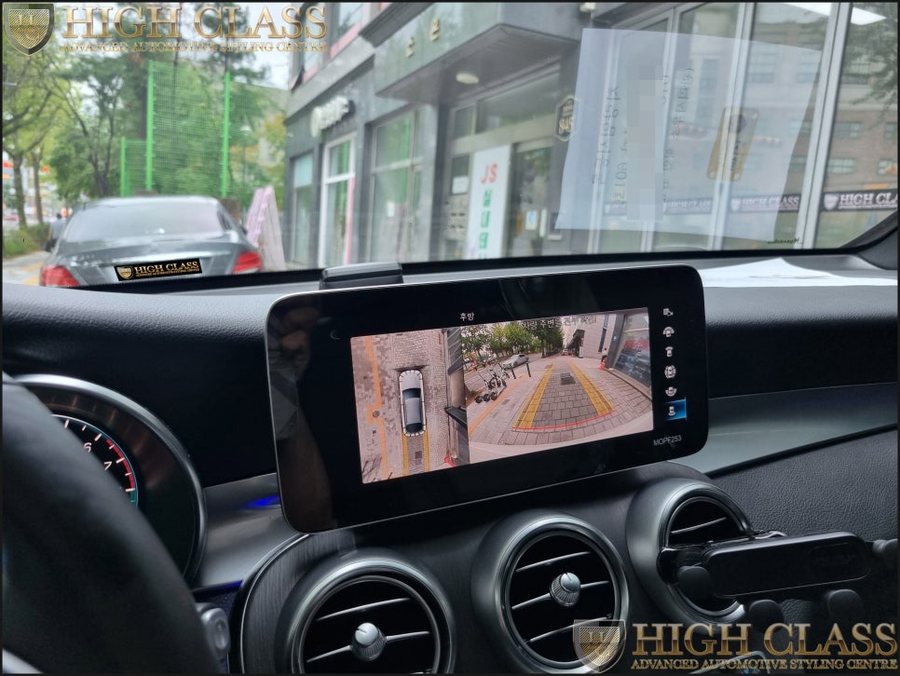 벤츠 GLC 순정 어라운드뷰와 정품 LED 송풍구 엠비언트
