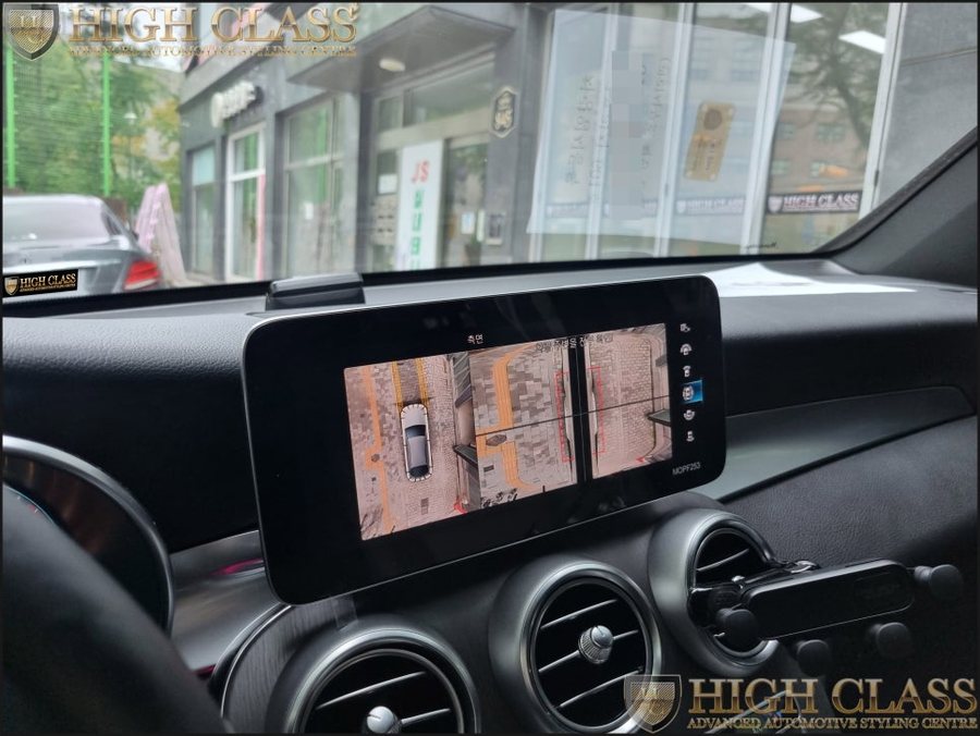벤츠 GLC 순정 어라운드뷰와 정품 LED 송풍구 엠비언트