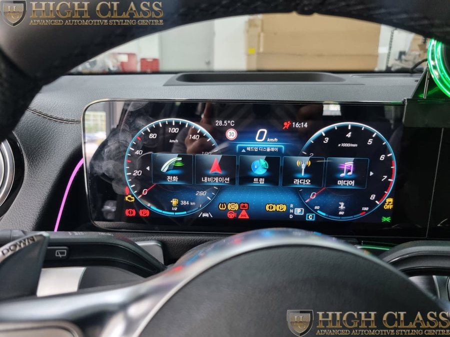 벤츠 GLB 순정 HUD 헤드업 디스플레이와 코딩