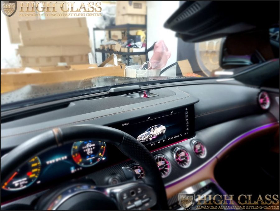 벤츠 GT63 AMG 전동센터스피커, 미드레인지, 리어송풍구 엠비언트