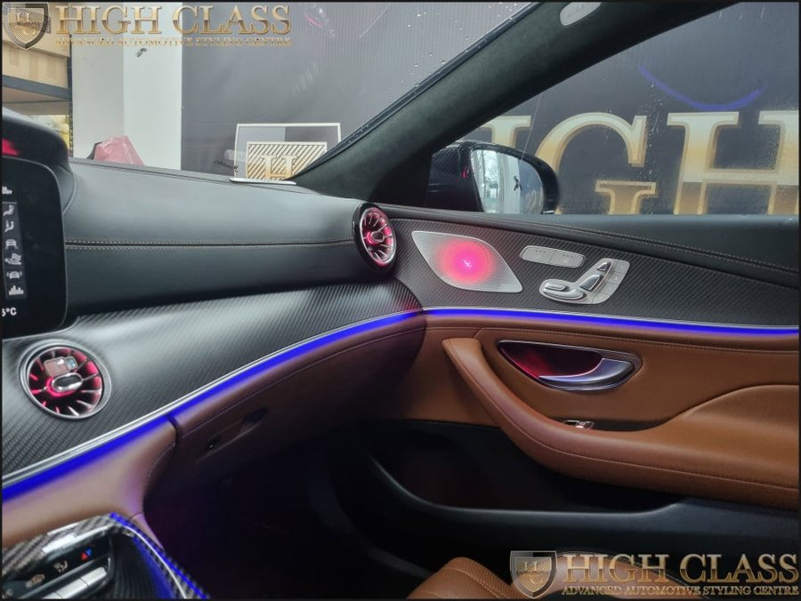 벤츠 GT63 AMG 전동센터스피커, 미드레인지, 리어송풍구 엠비언트