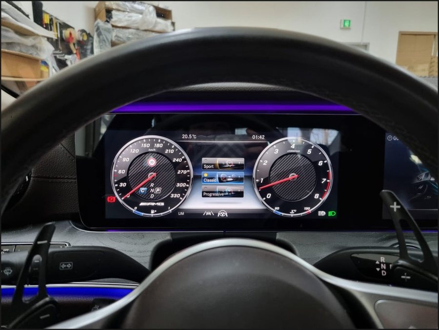 벤츠 CLS클래스 AMG 계기판 코딩, 반자율주행 확장코딩