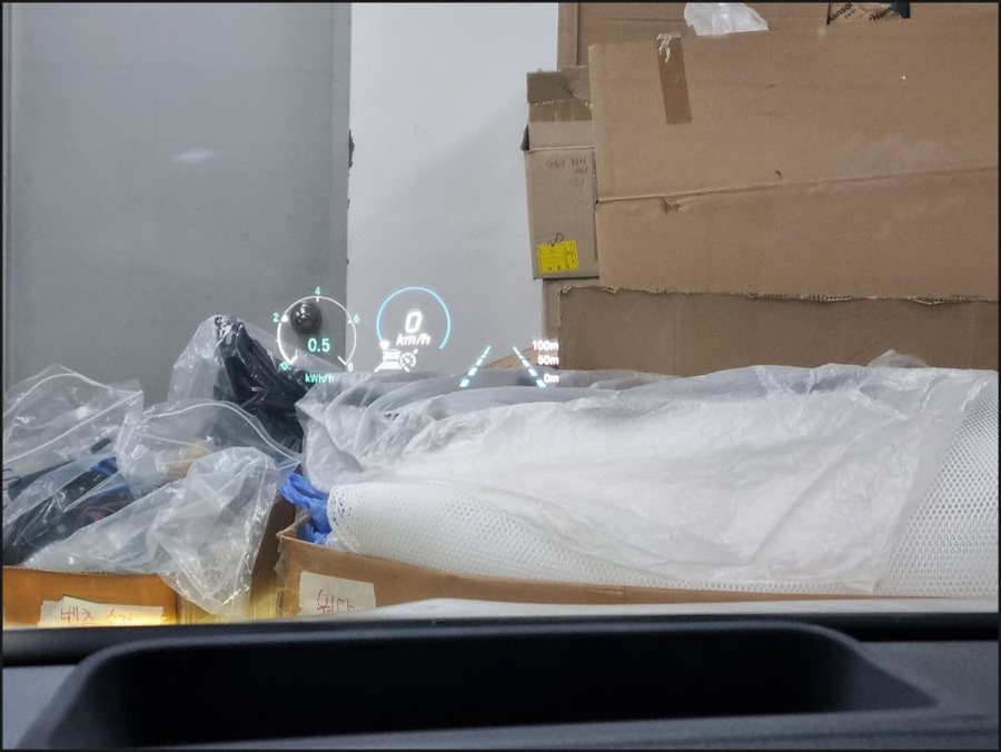 벤츠 EQA 순정 헤드업디스플레이 HUD, 어라운드뷰