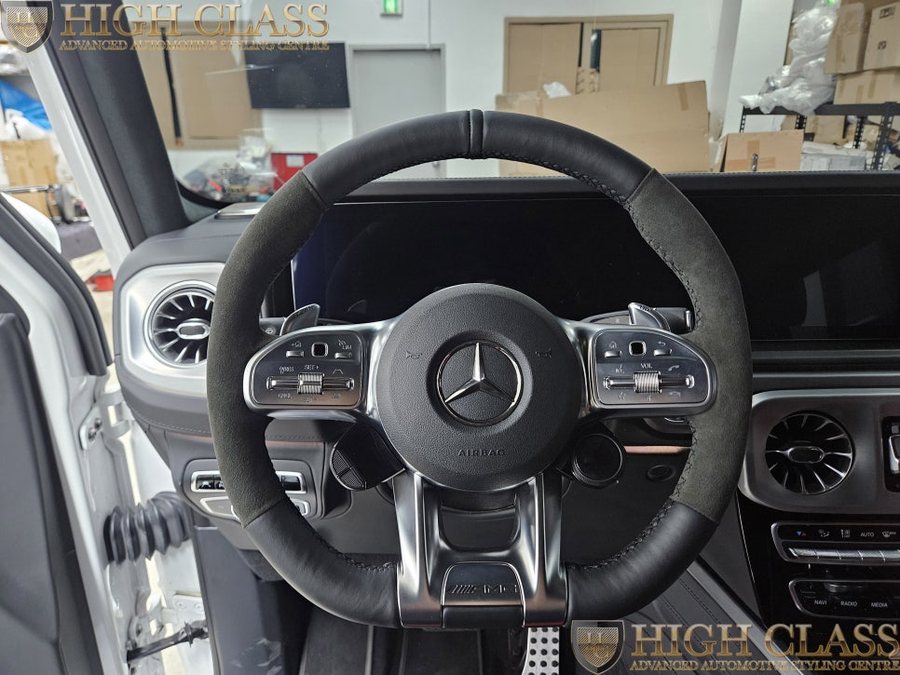 벤츠 G63 AMG 알칸타라 핸들열선 겨울에 제격 옵션