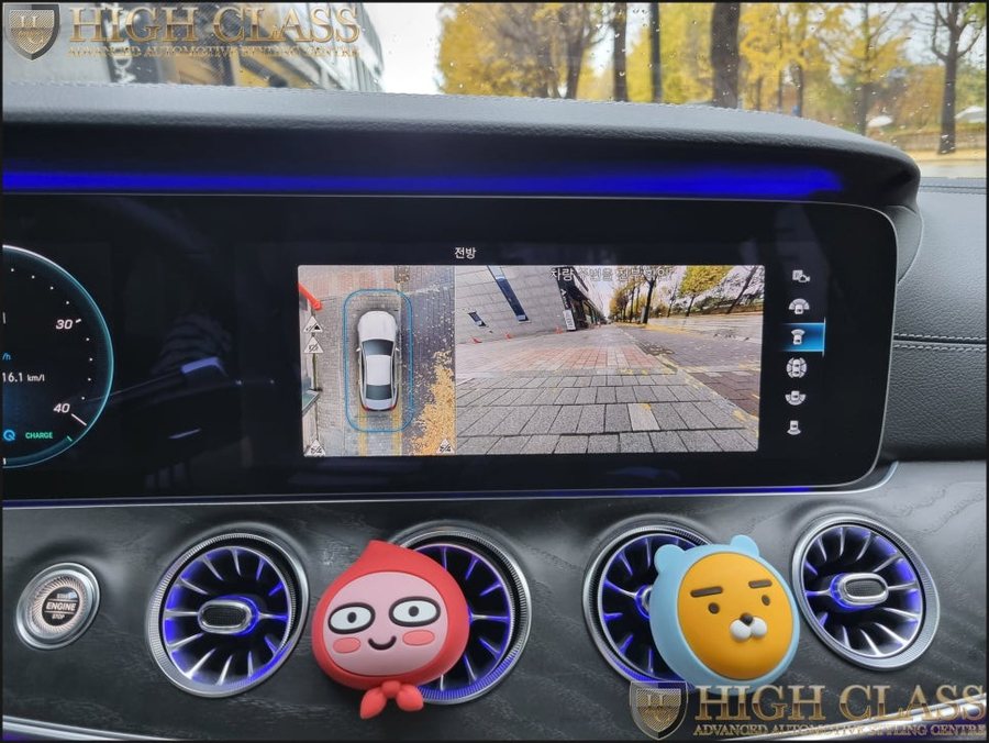 벤츠 CLS 300d 어라운드뷰(서라운드뷰) 순정튜닝, R버튼