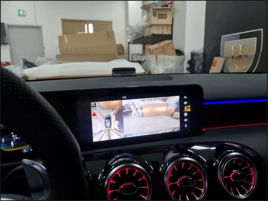 A45AMG 벤츠A클래스 어라운드뷰 순정 서라운드뷰, 4D부메스터