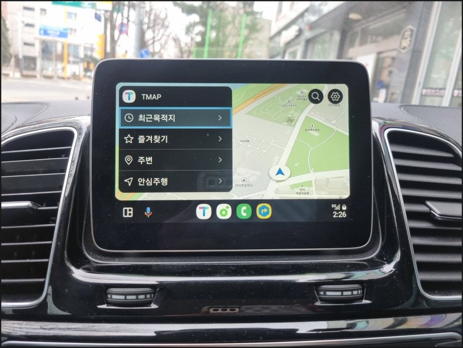 GLE350d 벤츠 안드로이드오토 카플레이 코딩 16년식 W166