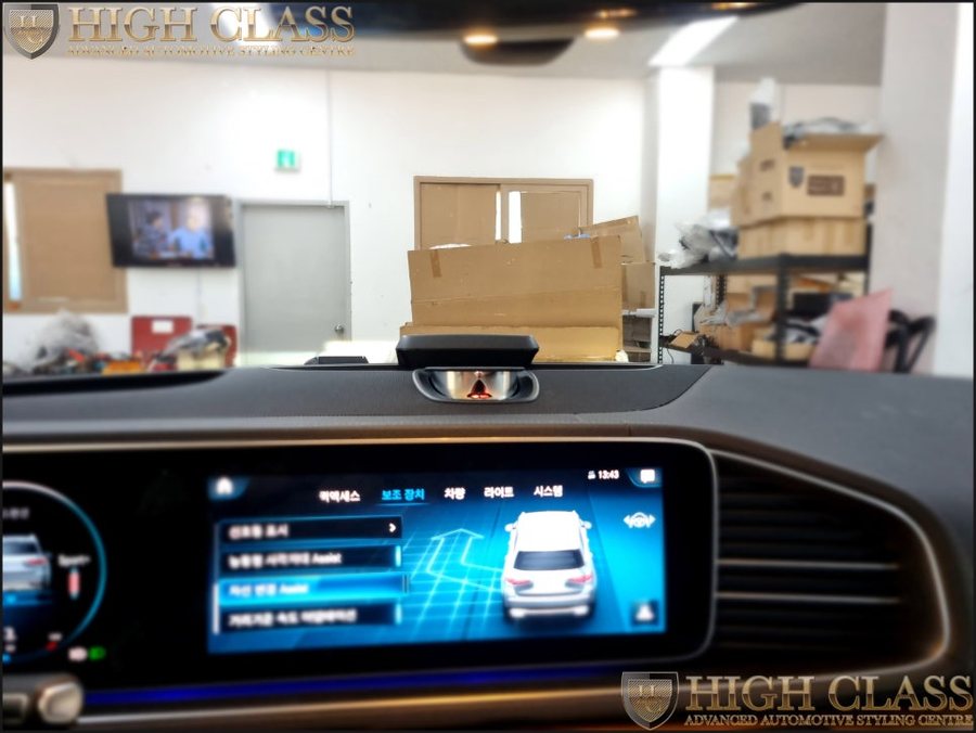 벤츠GLS GLS400d 전동센터스피커튜닝, 코딩