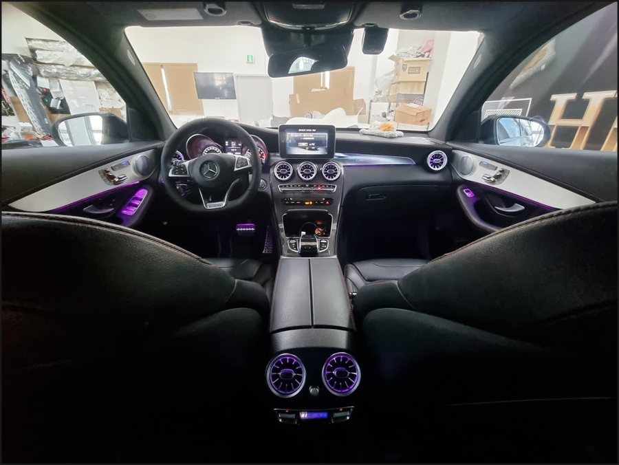 GLC43AMG 벤츠GLC 64색확장엠비언트, 송풍구엠비언트, 세로그릴