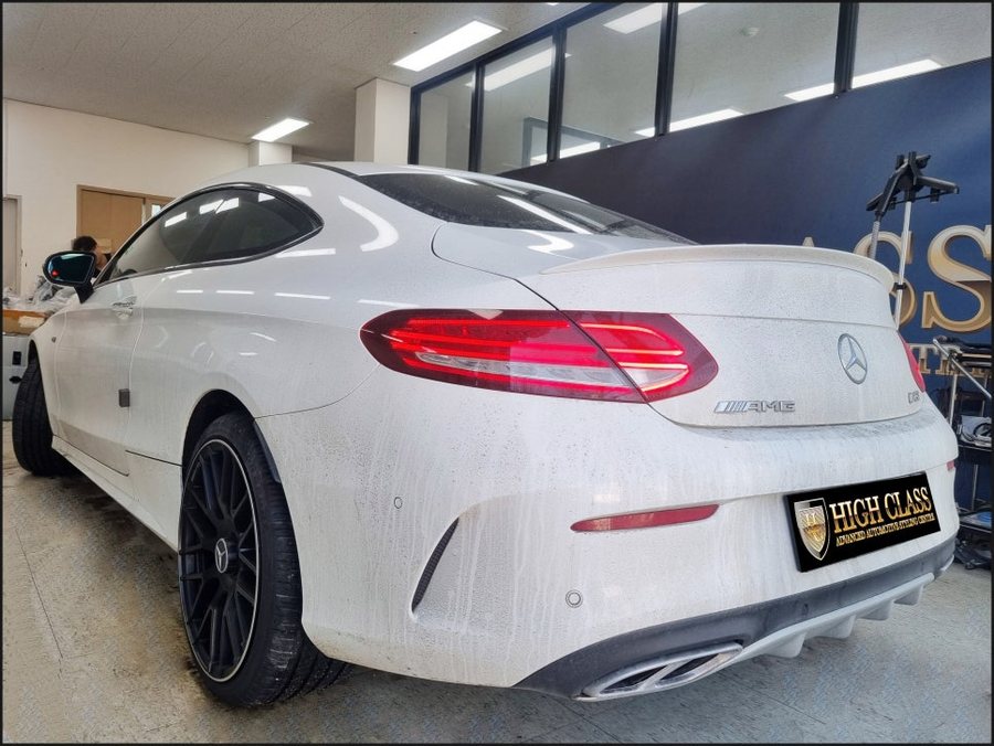 벤츠C클래스쿠페 카오디오 전동센터스피커 with C43AMG