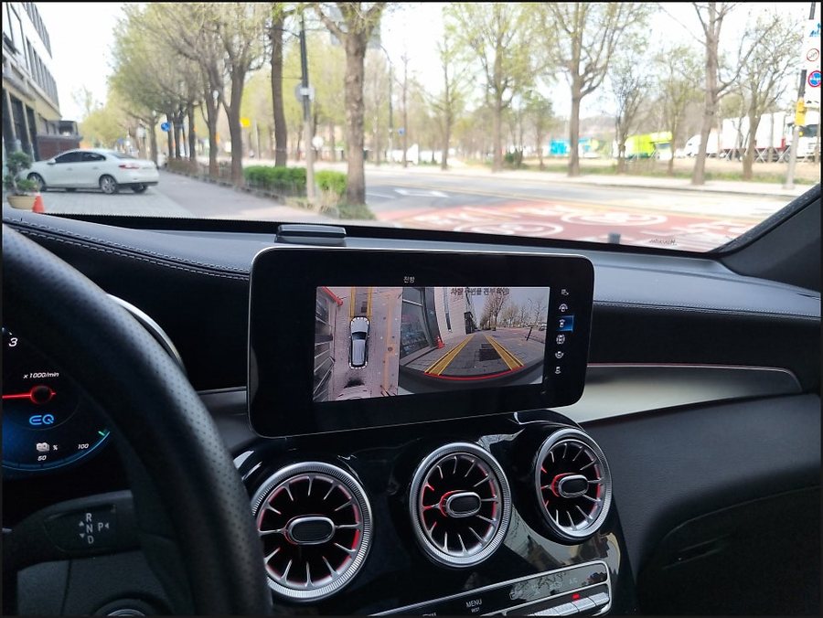 벤츠GLC300e 어라운드뷰 순정 서라운드뷰 옵션