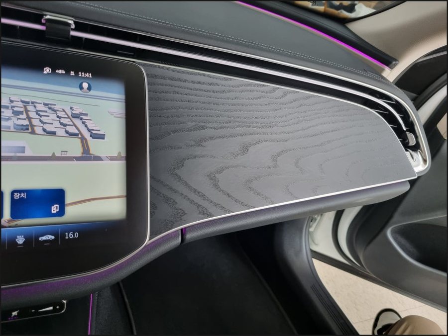 W214 벤츠 E클래스 조수석 슈퍼 하이퍼스크린 E200 옵션추가