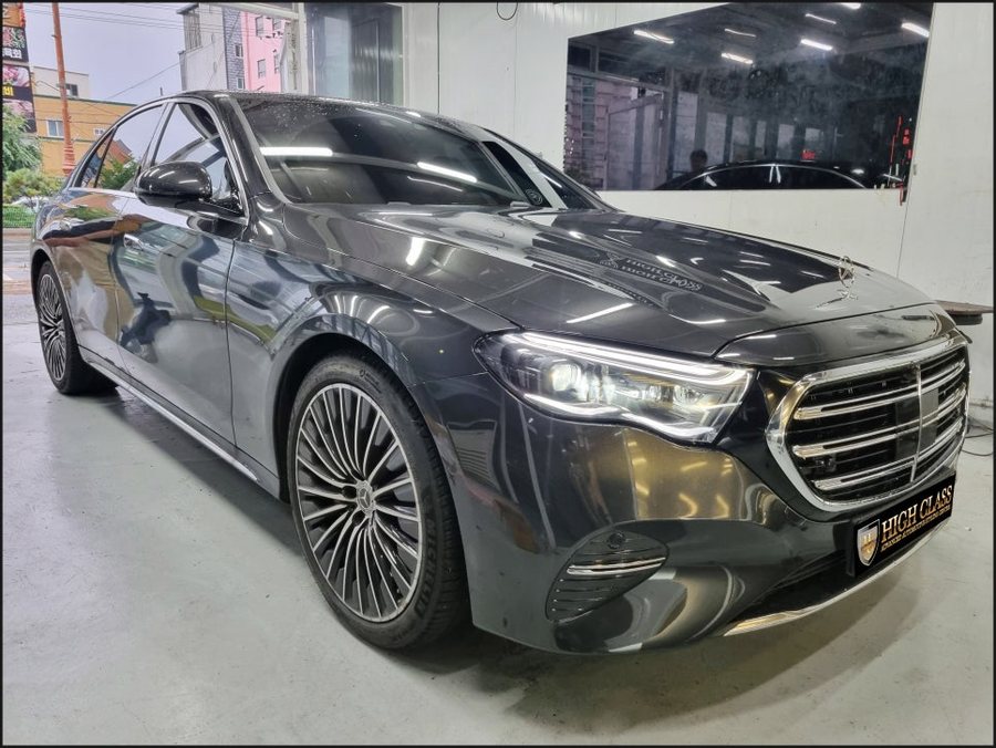 W214 벤츠 E클래스 리어 커튼 뒷좌석 탑승자를 위한 정품 옵션
