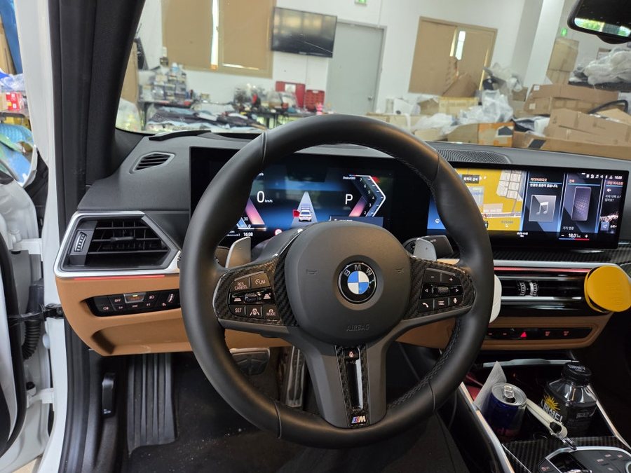 BMW 320i 카본 휠 트림 Y커버 핸들 튜닝