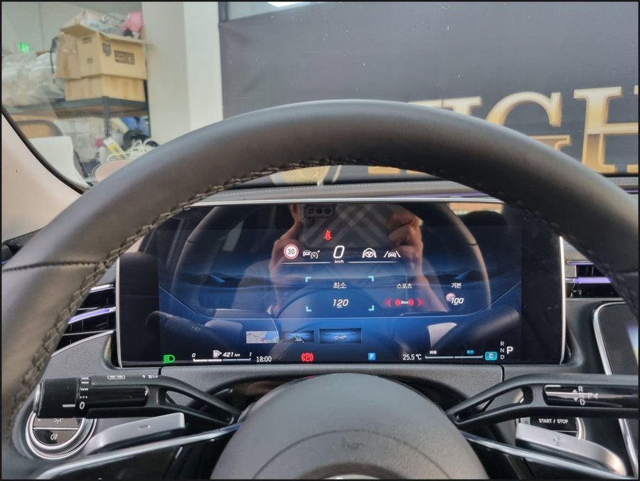 벤츠 E클래스 E200 HUD 헤드업디스플레이 | W214 순정 레트로핏 시공 후기