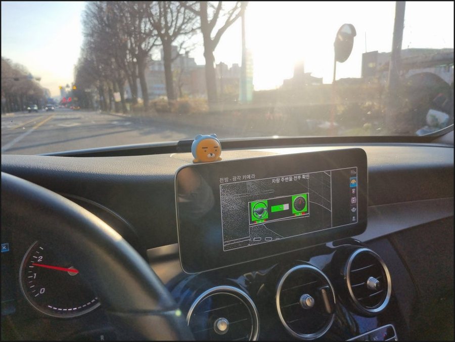 C클래스 어라운드뷰 벤츠 순정 W205 서라운드뷰 옵션