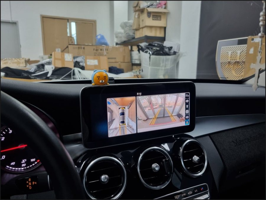 C클래스 어라운드뷰 벤츠 순정 W205 서라운드뷰 옵션