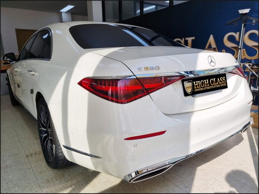 벤츠 S클래스 S580 튜닝 | 순정 4D부메스터 & 피아노트림 시공 후기