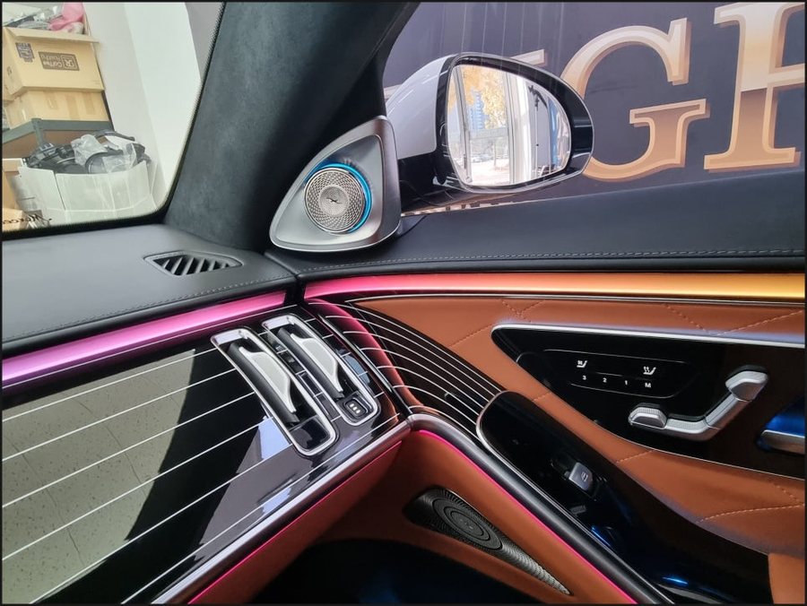 벤츠 S클래스 S580 튜닝 | 순정 4D부메스터 & 피아노트림 시공 후기