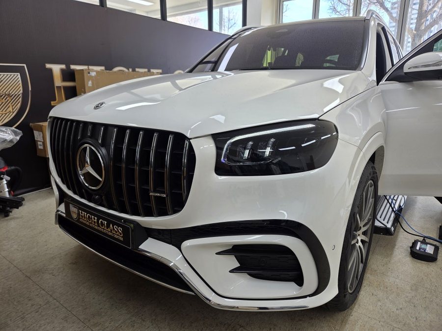 벤츠 GLS 페리 AMG 계기판 / 스포츠 플러스 / 멀티컬러 색상 추가