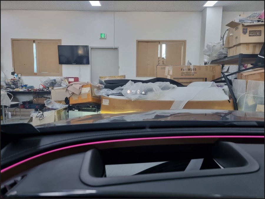 벤츠E클래스 W214 HUD | E200 순정 헤드업 디스플레이