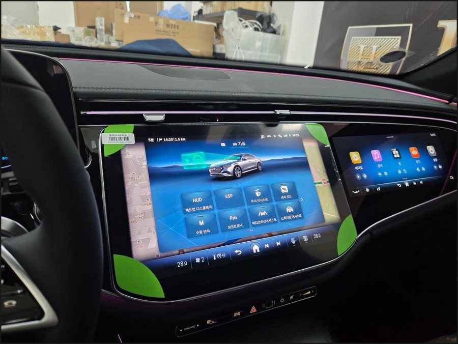 W214 HUD 작업 | 벤츠 E200 순정 헤드업 디스플레이 레트로핏