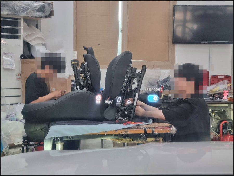 신형 E200 W214 순정 HUD 헤드업 레트로핏은 하이클라스