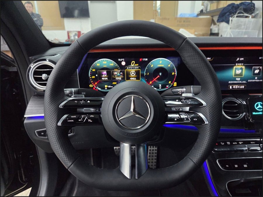 W213 벤츠 E클래스 순정 잠자리 핸들열선 레트로핏