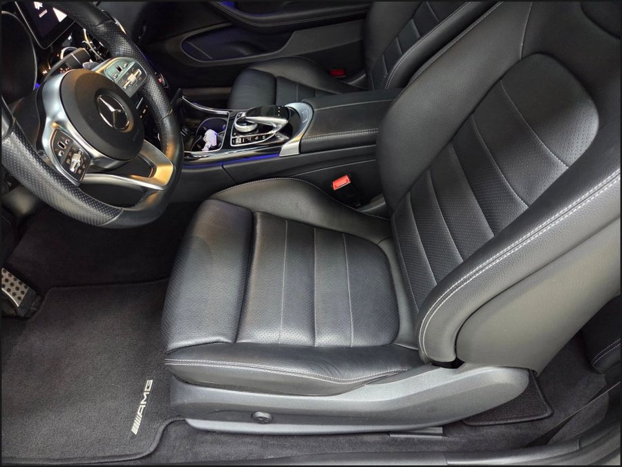 W205 C클래스 쿠페 통풍시트 시공과 세로그릴