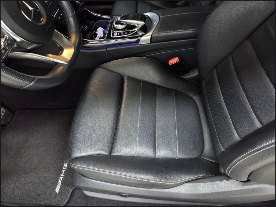 W205 C클래스 쿠페 통풍시트 시공과 세로그릴