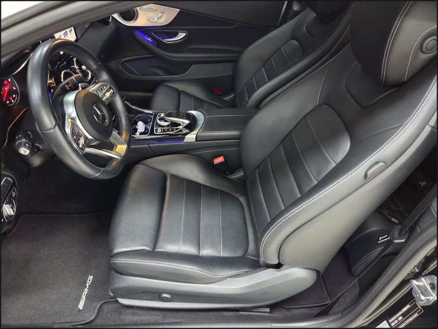 W205 C클래스 쿠페 통풍시트 시공과 세로그릴
