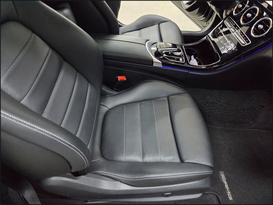 W205 C클래스 쿠페 통풍시트 시공과 세로그릴