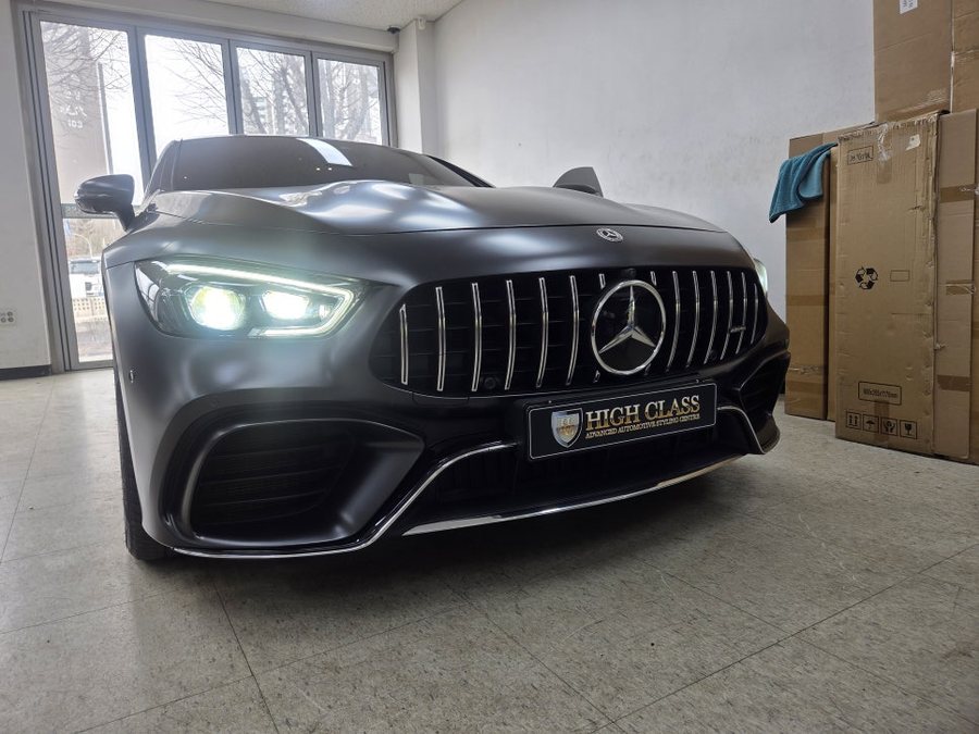 벤츠 GT 63 AMG 팝콘 사운드 배기음 코딩