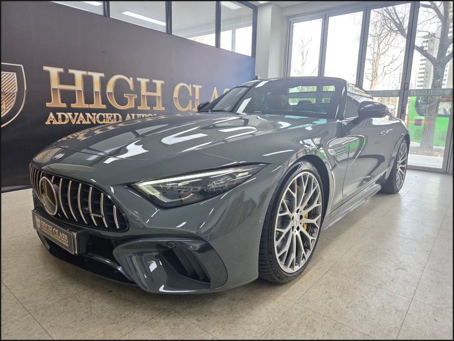 2026 벤츠 SL63 AMG 레드 안전벨트 및 안전벨트 버클 엠비언트