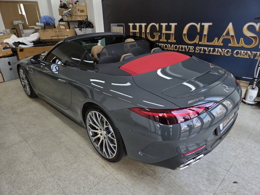 벤츠 SL 63 AMG 오픈카 안전벨트 버클 엠비언트