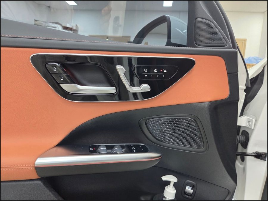 벤츠 C클래스 R버튼 C200 W206 순정 조수석 옵션 및 광각미러