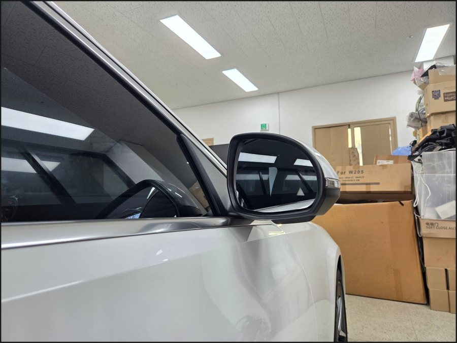 벤츠 C클래스 R버튼 C200 W206 순정 조수석 옵션 및 광각미러
