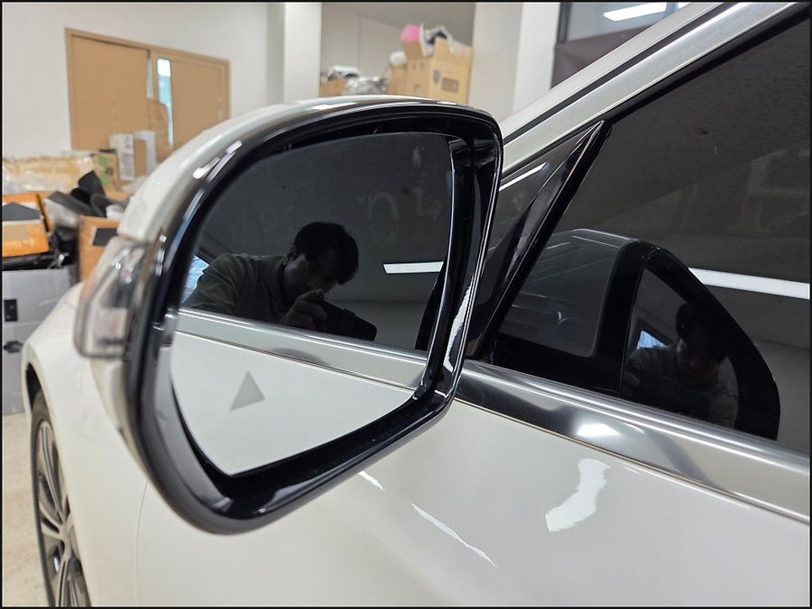 벤츠 E클래스 어라운드뷰 E250 후기형 순정 옵션 + 광각미러