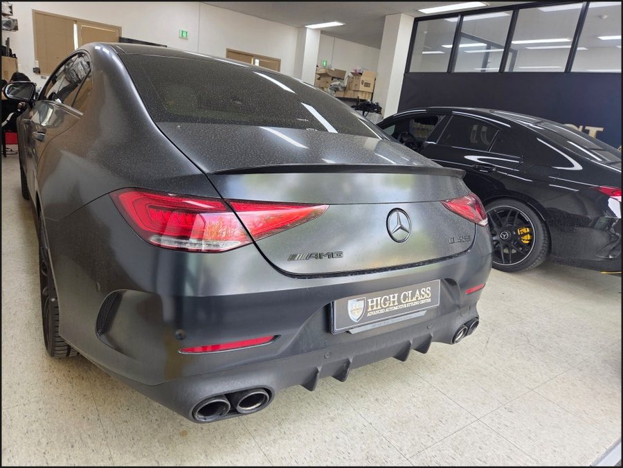 벤츠 CLS450 잠자리핸들 & 어질리티 셀렉트 버튼 시공으로 AMG 튜닝