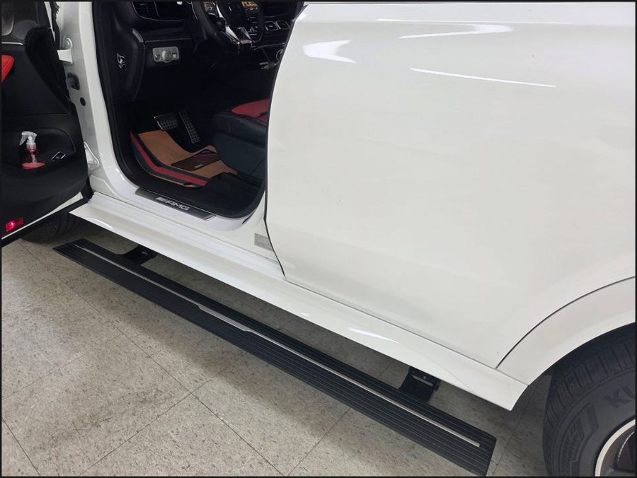 벤츠 GLE53AMG 전동사이드스텝 시공, 순정 감성 그대로