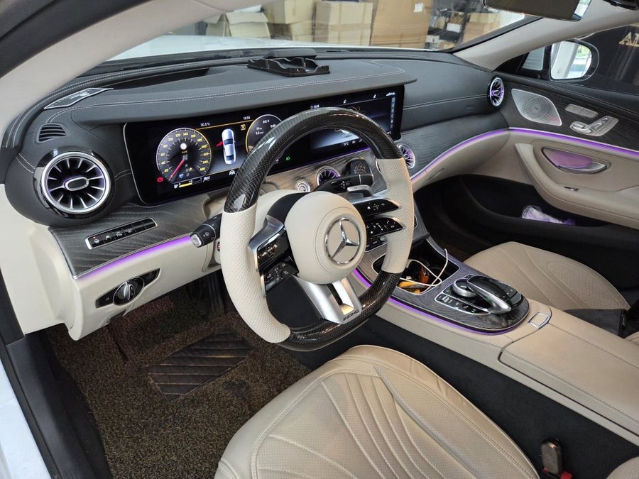 벤츠 CLS AMG 카본 잠자리 핸들