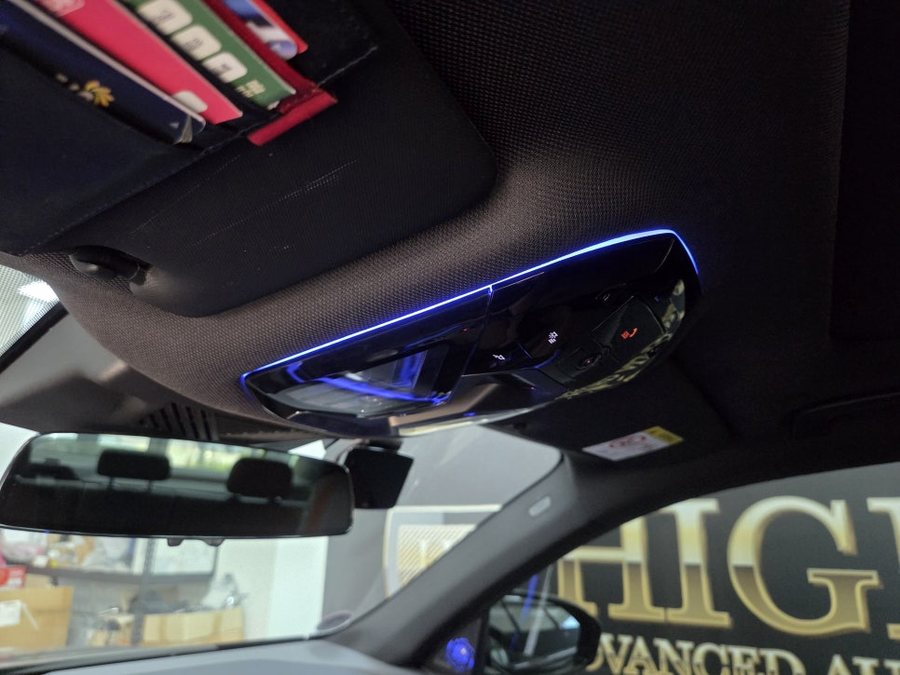 BMW G60 550e 오버 헤드 콘솔 엠비언트, 센터 콘솔 엠비언트 실내 LED 튜닝
