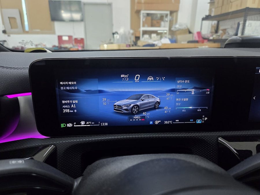 벤츠 CLA 페리 AMG 계기판 코딩 및 편의 옵션 업그레이드